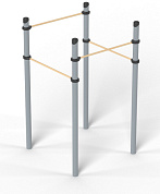 турник romana 501.06.01 для уличных спортивных площадок