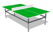 теннисный стол м2 сэ143 для спортивной площадки