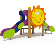 горка двойная солнышко 08212.24 для детской площадки