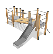 детский игровой комплекс вст 5511/2 для уличной площадки