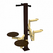 уличный тренажер sport-fora степпер-твистер двойной yt49 для спортивной площадки