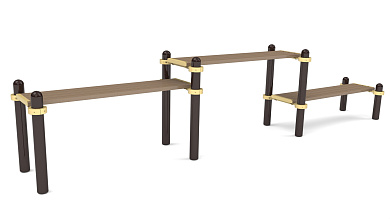 скамья для пресса sport-fora ysk202 тройная разноуровневая для дачи