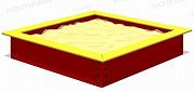 песочница romana 109.01.02 для детской площадки