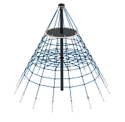 канатная пирамида кио-19 для уличной площадки