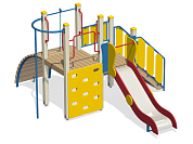 игровой комплекс ик-10 для детской площадки