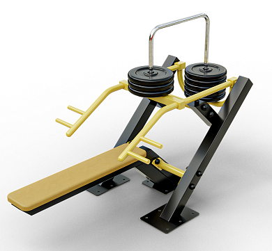 уличный тренажер sport-fora жим лёжа ytx2 для спортивной площадки