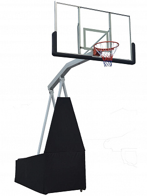 мобильная баскетбольная стойка dfc stand72g 72 дюйма