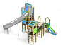 Игровой комплекс ЛД073004М для детей 6-12 лет для уличной площадки