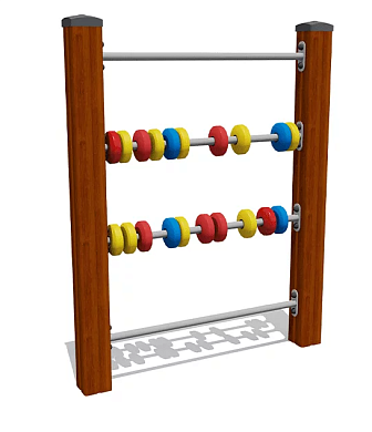 Счеты на столбах ВСТ 5630 для детской площадки