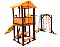 Детский игровой комплекс Perfetto sport Bari-9 + качели-гнездо Паутина 100