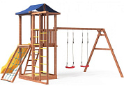 детская деревянная площадка можга 1 сг1-р926-р912-р981-тент с качелями крыша тент