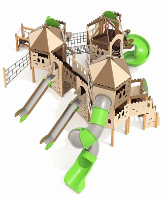 игровой комплекс 07107.24 для детей 6-12 лет для уличной площадки