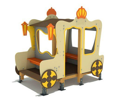 домик карета тип 2 для детской площадки