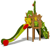 горка царевна-лягушка 08015 h=1500 для детской площадки