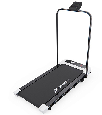 беговая дорожка dfc axefit tm200-1hw 94 х 39 см с поручнем белая для дома 