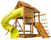 детская площадка playgarden skyfort deluxe pg-pkg-sf06 с горкой и трубой