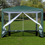 садовый шатер афина-мебель afm-1040na green (3х3)