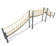 пространственная канатная конструкция эко 34006.21 для уличной площадки