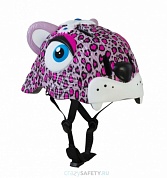 шлем crazy safety pink leopard