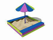 песочница с навесом 05005.21 для детской площадки