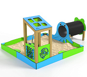 песочный дворик лд051002м для детской площадки