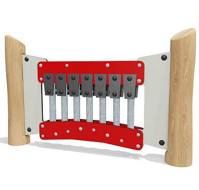 музыкальный развивающий элемент эко 282001 для детской площадки