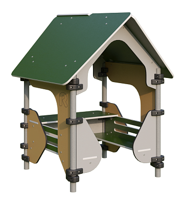 игровой домик romana 057.72.10 для детских площадок