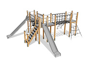 детский игровой комплекс вст 5519/1 для уличной площадки
