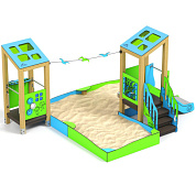 песочный дворик лд051005м для детской площадки