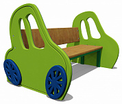 скамейка детская машинка 26010 для игровой площадки