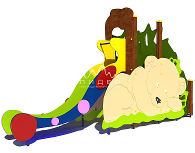 горка мишка 08014 для детской площадки