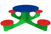 детский столик крестик сп054 для игровой площадки