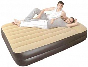 надувная кровать relax high raised air bed queen jl027229ng со встр. эл. насосом 203x161x51