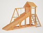 Модуль деревянный скат неокрашенный Савушка для серии Мастер 6-10 длиной 2,9 метра