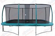 батут kogee super tramps top 5,2 х 3,0 м прямоугольный с защитной  сетью