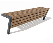 скамья парковая 01101.24 для улицы