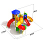 Детский комплекс Спираль 1.3 для игровой площадки