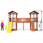 Детская деревянная площадка Можга Спортивный городок 7 СГ7 крыша дерево