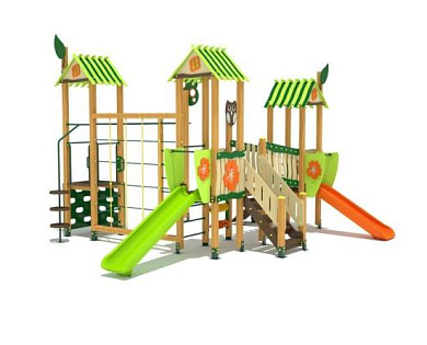 игровой комплекс дгс-09 эколес от 5 лет для детской площадки