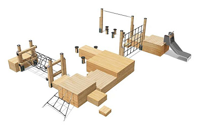 детский игровой комплекс вст 4517 для уличной площадки