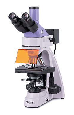 микроскоп levenhuk magus lum 400l люминесцентный