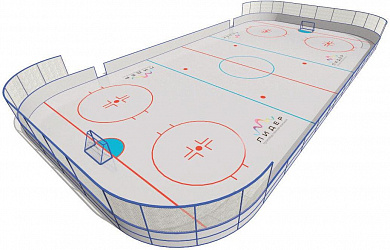 хоккейная коробка (20000х40000) пнд 150041 для спортивной площадки