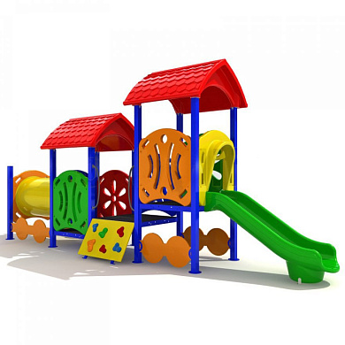 игровой комплекс паровоз для детской площадки