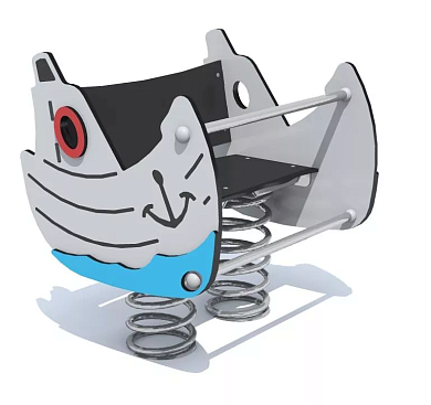 качалка на пружине корабль кчбл.п011 для детской площадки 