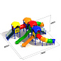 Детский комплекс Дельфин 3.2 для игровой площадки