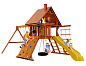 Детский игровой комплекс Sunrisesta NS5 с деревянной крышей