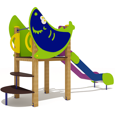 горка акула 08304.24 h=1000 для детской площадки