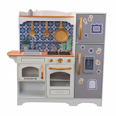 детская деревянная кухня kidkraft мозаика