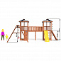 Детская площадка Можга Спортивный городок 7 СГ7-Р912-Р923-Тент с качелями и широким скалодромом крыша тент