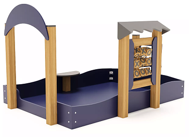 песочный дворик оptimum-еco ик.эко.пд02 для детской площадки